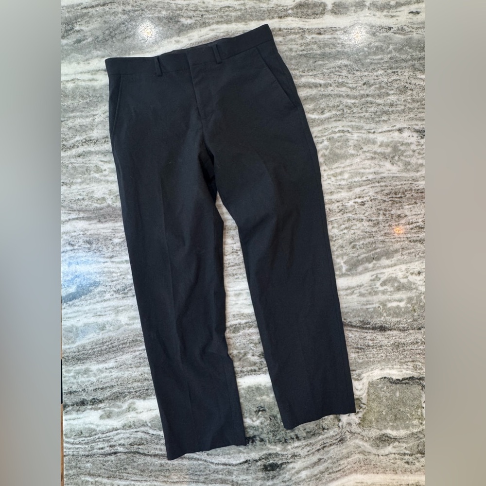 JF J.Ferrar Men’s Slim Fit Dress Pants Black Size 30x29